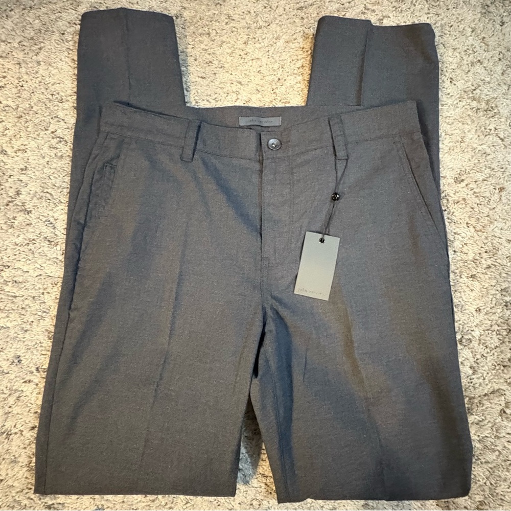 John Varvatos Charcoal Dress Pants